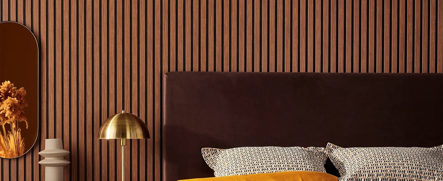 Riflaj Decorativ tip Panou Linerio Linerio M-Line Mocca 2650 x 122 x 12mm VOX